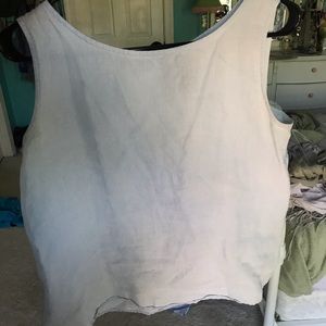 Light blue Linen tank top